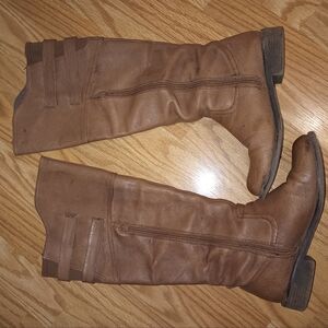 Steve Madden "Otis" Riding Boots. Women's 8.5. Cognac Color